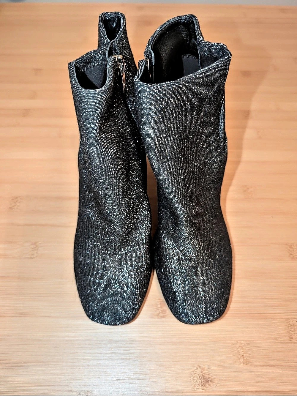 ☘️ Marc Fisher Glitter Ankle Boots Black US 7 Women’s